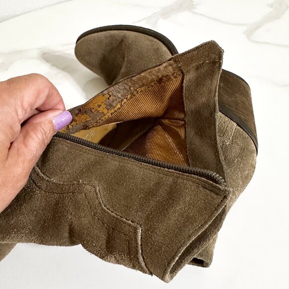 Western Suede Ankle Boot - Picture 6 of 6